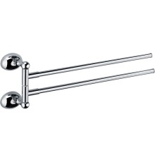 Полотенцедержатель Grampus Briz GR-3002A двойной поворотный Хром