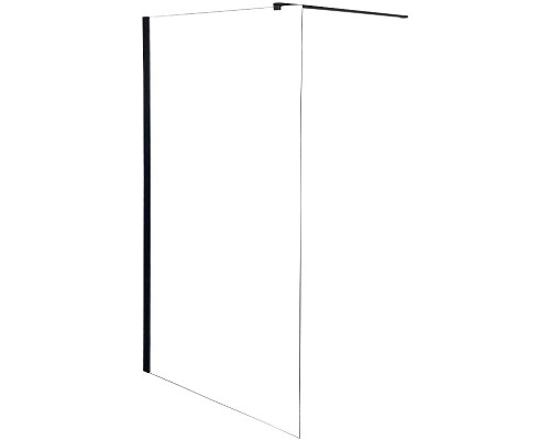 Душевая перегородка Parly 100 T100B профиль Черный стекло прозрачное