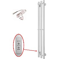 Электрический полотенцесушитель Маргроид Inaro 1200x120 Inaro-12012-1049-9016L левый Белый матовый