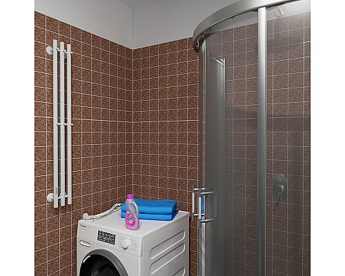 Электрический полотенцесушитель Маргроид Inaro 1200x120 Inaro-12012-1049-9016L левый Белый матовый Электрический полотенцесушитель Маргроид Inaro 1200x120 Inaro-12012-1049-9016L левый Белый матовый