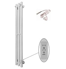Электрический полотенцесушитель Маргроид Inaro профильный 1200x120 Inaro3v-12012-1081-9016R правый Белый матовый