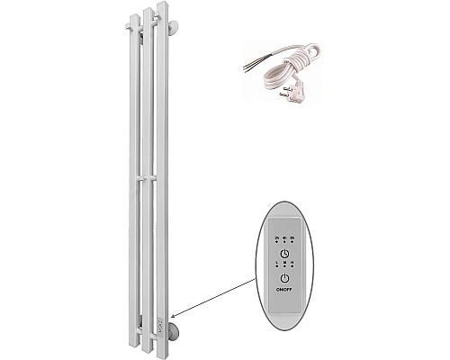 Электрический полотенцесушитель Маргроид Inaro профильный 1200x120 Inaro3v-12012-1081-9016R правый Белый матовый Электрический полотенцесушитель Маргроид Inaro профильный 1200x120 Inaro3v-12012-1081-9016R правый Белый матовый