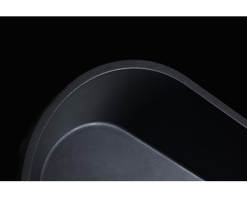 Ванна из искусственного камня Abber Frankfurt 170x75 AM9941B Черная без гидромассажа