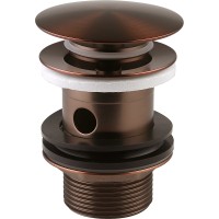 Донный клапан Swedbe Terracotta click-clack Терракота