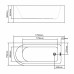 Акриловая ванна Swedbe Vita 170х75 R 8843 без гидромассажа