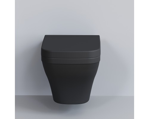 Унитаз Ambassador Benefit 203T20201R подвесной Черный матовый без сиденья