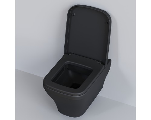 Унитаз Ambassador Benefit 203T20201R подвесной Черный матовый без сиденья