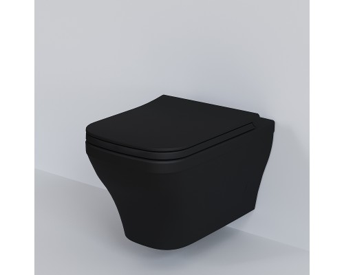 Унитаз Ambassador Benefit 203T20201R подвесной Черный матовый без сиденья