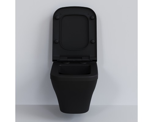 Унитаз Ambassador Benefit 203T20201R подвесной Черный матовый без сиденья