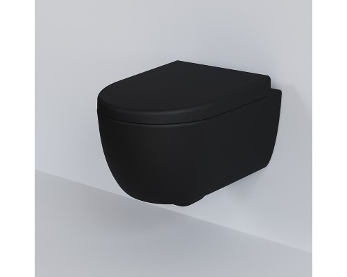 Унитаз Ambassador Abner 103T20201R подвесной Черный матовый без сиденья