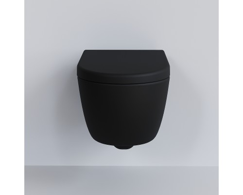 Унитаз Ambassador Abner 103T20201R подвесной Черный матовый без сиденья