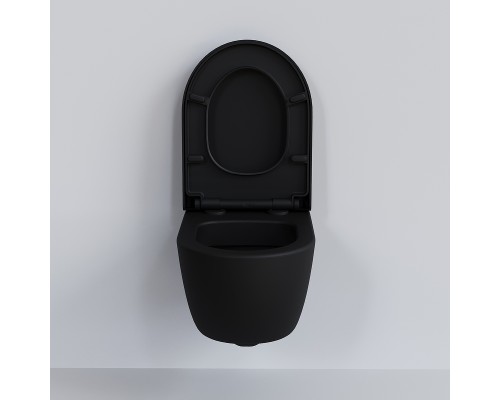 Унитаз Ambassador Abner 103T20201R подвесной Черный матовый без сиденья