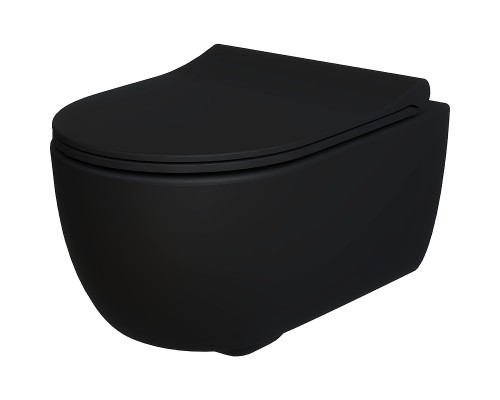 Унитаз Ambassador Abner 103T20201R подвесной Черный матовый без сиденья