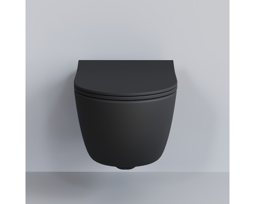 Унитаз Ambassador Abner 103T20201R подвесной Черный матовый без сиденья