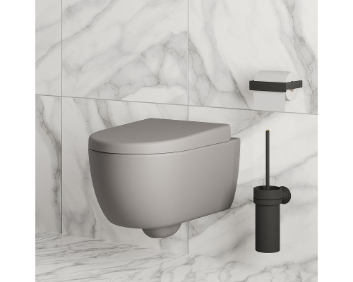 Унитаз Ambassador Abner 103T20301R подвесной Серый матовый без сиденья