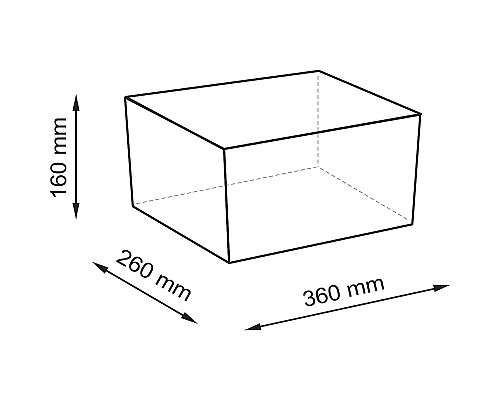 Корзина для аксессуаров WasserKRAFT Weida WB-310-M Бежевая