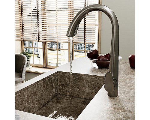 Смеситель для кухни WasserKRAFT A8617 Нержавеющая сталь