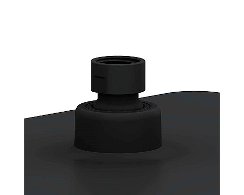 Верхний душ Damixa Merkur 940050300 Черный матовый