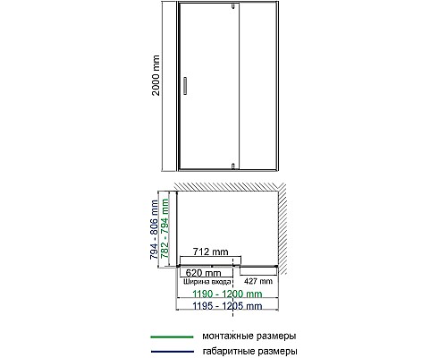 Душевая стенка WasserKRAFT Elbe 74P06-RP80 / Dill 61S06-RP80 80 74P06-RP80 / Dill 61S06-RP80 профиль Черный матовый стекло прозрачное Душевая стенка WasserKRAFT Elbe 74P06-RP80 / Dill 61S06-RP80 80 74P06-RP80 / Dill 61S06-RP80 профиль Черный матовый стекло прозрачное