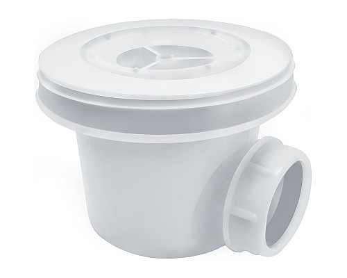 Сифон для душевого поддона WasserKRAFT D454 Белый