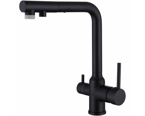 Смеситель для кухни Abber Emotion AF8814B Черный матовый