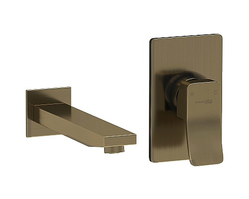 Смеситель для раковины WasserKRAFT A16573 Светлая бронза