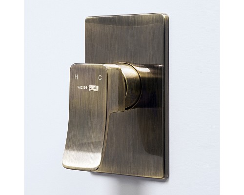 Смеситель для раковины WasserKRAFT A16573 Светлая бронза