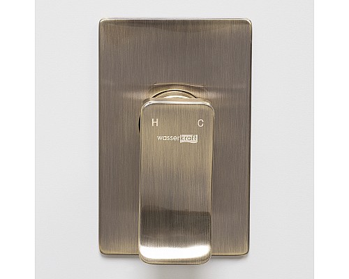 Смеситель для раковины WasserKRAFT A16573 Светлая бронза