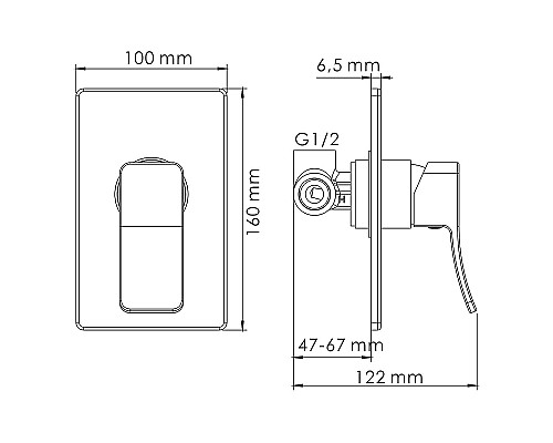 Смеситель для раковины WasserKRAFT A16573 Светлая бронза