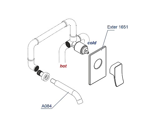 Смеситель для раковины WasserKRAFT A16573 Светлая бронза