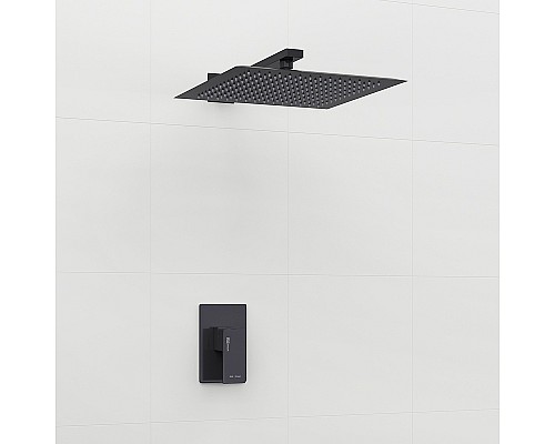 Душевая система WasserKRAFT A20219 Черная матовая