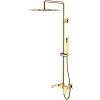 Душевая система Boheme Qubic 478-G Золото глянцевое