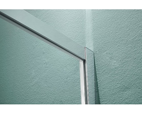 Душевая дверь Aquatek 100 AQ ARI RA 10020CH профиль Хром стекло прозрачное