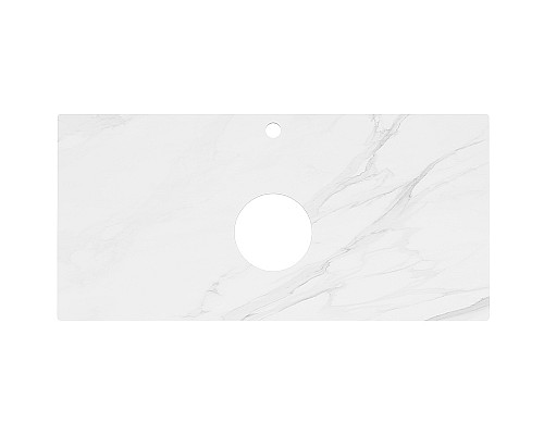 Столешница под раковину Kerama Marazzi Plaza Classic Neo Монте тиберио 100 PL1.SG507120R\100 Белый мрамор
