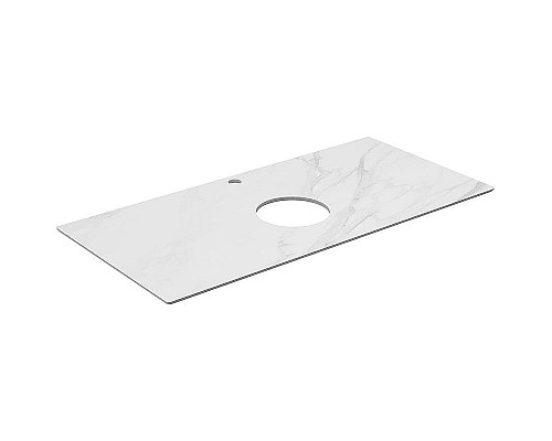 Столешница под раковину Kerama Marazzi Plaza Classic Neo Монте тиберио 100 PL1.SG507120R\100 Белый мрамор