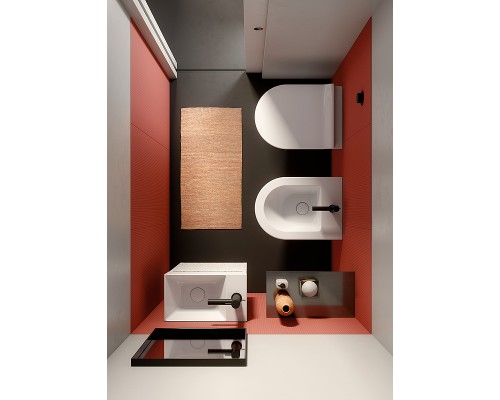 Биде GSI Kube X 9464111 подвесное Белое