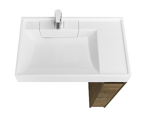 Тумба под раковину Aquaton Лондри 80 1A267101LHDY0 Дуб Кантри без фасада