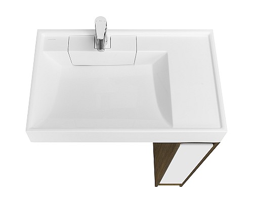 Тумба под раковину Aquaton Лондри 80 1A267101LHDY0 Дуб Кантри без фасада