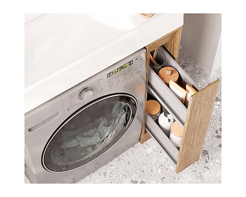 Тумба под раковину Aquaton Лондри 80 1A267101LHDY0 Дуб Кантри без фасада