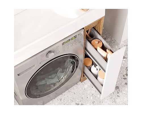 Тумба под раковину Aquaton Лондри 80 1A267101LHDY0 Дуб Кантри без фасада