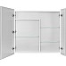 Зеркальный шкаф Aquaton Лондри 80 1A267202LH010 Белый глянцевый