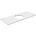 Столешница под раковину Kerama Marazzi Plaza Classic Neo Монте тиберио 120 PL5.SG507120R\120 Белый мрамор