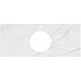 Столешница под раковину Kerama Marazzi Plaza Classic Neo Монте тиберио 120 PL5.SG507120R\120 Белый мрамор