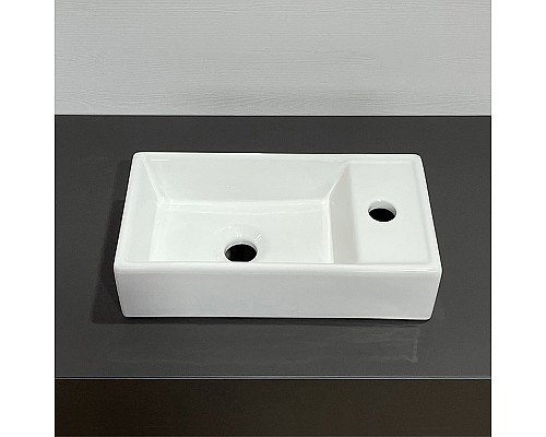 Тумба с раковиной Comforty Асти 40 00-00013669 подвесная Бетон светлый