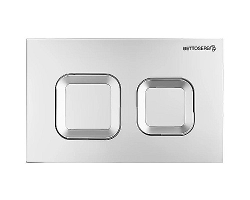 Клавиша смыва Bettoserb Sava Fix Slim Djerma 40006472 Хром матовый