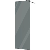 Душевая перегородка STWORKI Берген 80 MV-BE-80-CR-T профиль Хром глянцевый стекло тонированное