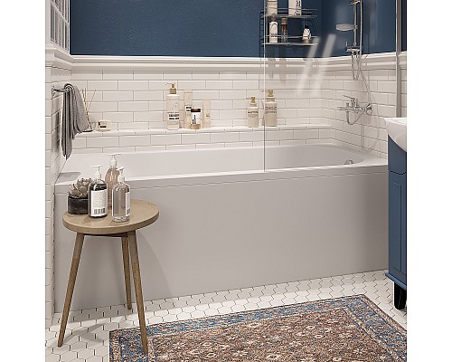 Акриловая ванна STWORKI Ольборг 150x70 OL1500 без гидромассажа