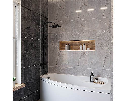 Акриловая ванна STWORKI Монтре 170x105 R Mn1700R без гидромассажа