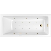 Акриловая ванна Whitecross Wave 160x70 с гидромассажем
