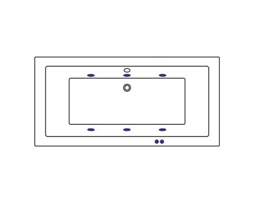 Акриловая ванна Whitecross Savia Duo 170x80 с гидромассажем